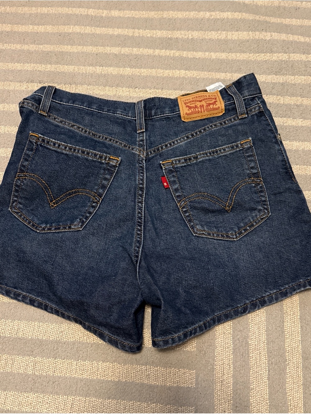 Levi's Women's Indigo High-Rise Denim Shorts Never Worn
